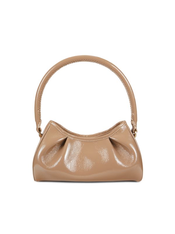 Elleme Small Dimple Patent Leather Shoulder Bag